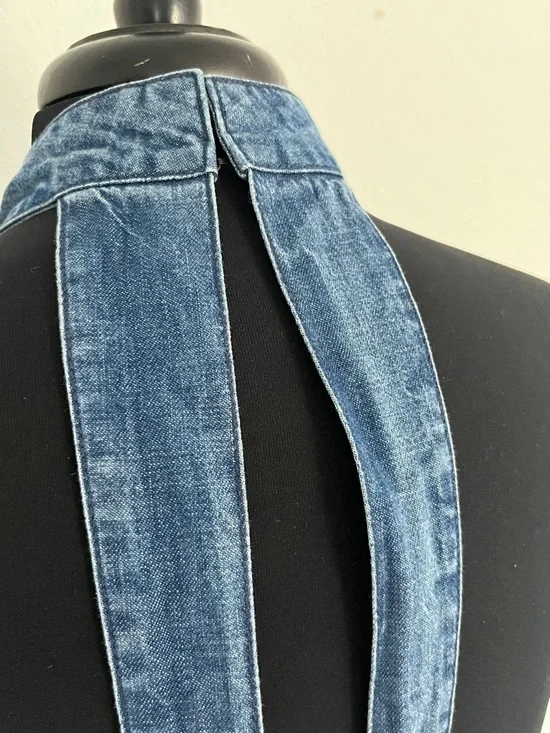 Free People Denim Halter Swing Dress - Picture 9 of 16